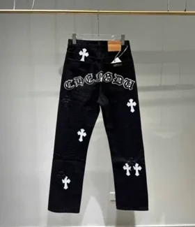 Vaqueros Chrome Hearts Black White Label Vaqueros Chrome Hearts Black White Label