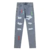 Vaqueros Chrome Hearts Blue Rough