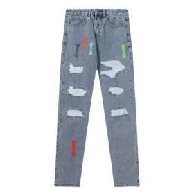 Vaqueros Chrome Hearts Blue Rough Vaqueros Chrome Hearts Blue Rough