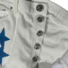 Vaqueros Chrome Hearts con parche de estrella Vaqueros Chrome Hearts con parche de estrella