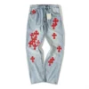 Vaqueros con parche rojo de Chrome Hearts Vaqueros con parche rojo de Chrome Hearts