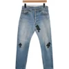 Vaqueros de mezclilla ajustados de Chrome Hearts Vaqueros de mezclilla ajustados de Chrome Hearts