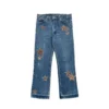 Vaqueros de mezclilla Chrome Hearts Levi’s con parche de estrella – Azul