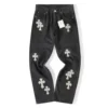 Vaqueros de mezclilla con Cross Patch de Chrome Hearts Vaqueros de mezclilla con Cross Patch de Chrome Hearts