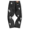Vaqueros de mezclilla con Cross Patch de Chrome Hearts Vaqueros de mezclilla con Cross Patch de Chrome Hearts