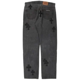 Vaqueros lavados en negro de Chrome Hearts