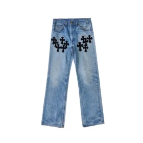 Vaqueros Levi’s con Cross Patch de Chrome Hearts – Azul