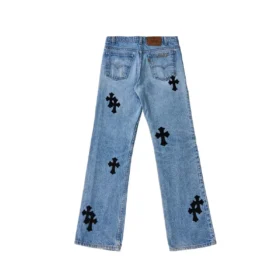 Vaqueros Levi’s con Cross Patch de Chrome Hearts – Azul